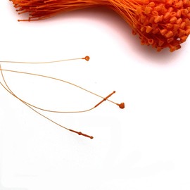 1000 Pcs/Pack Colorful Plastic Snap Lock 5" Pins Security Loop Tag Fasteners,1000pcs 5" Scurity Loop (Orange)