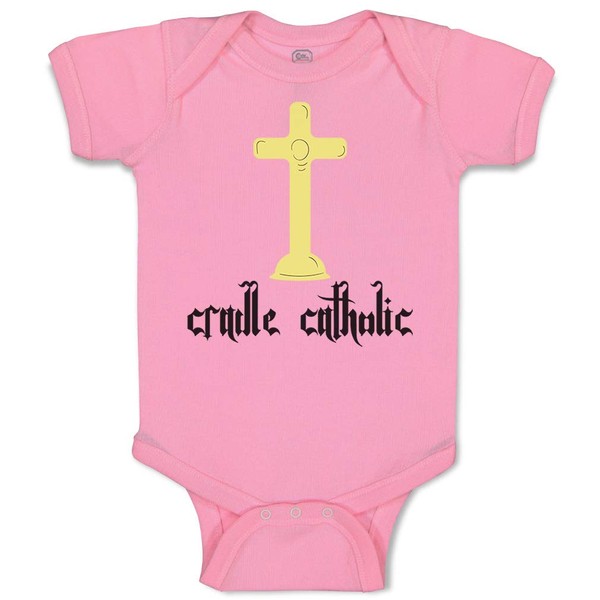 Baby Bodysuit Cradle Catholic Christian Jesus God Boy & Girl