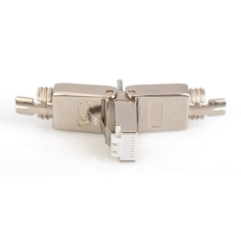 DIGITUS Cat 6A Network Connector - Field Plug 360° Shielded