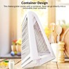 Box Grater, Cheese Grater Double Sided Removable Container Food Grater