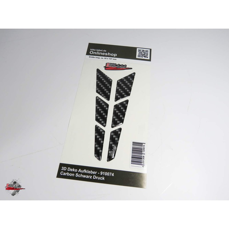 BIKE-label 910074 Decorative Protector Sticker 3D Sticker Carbon Look Scratch