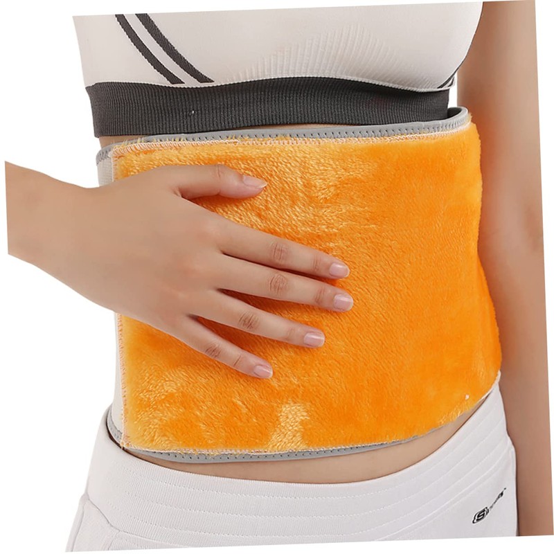 Baluue Bamboo Fiber Warm Back Brace Lumbar Support Belt for