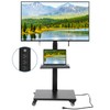 Mobile TV Stand for 32-75 Inch LCD LED Flat/Curved Panel