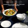 Corelle 6-Piece 10.25" Dinner Round Plates, Vitrelle Triple Layer Glass,
