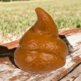 MIJOMA Joke Item Squeeze Item Dog , Fake Poo Pile, Cool Dog Manure, 7 x 6 cm, Squeeze Poop, Fun for Any Occasion