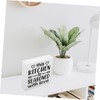 ULTECHNOVO Rustic Wooden Home Sign Tabletop Plaque Stylish Kitchen Decor