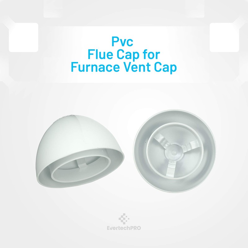 EVERTECHPRO ECAP321 Flue Cap Replacement for Universal HVAC