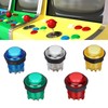 Dpofirs 5 Pcs Push Buttons, 28mm Push Button DIY Fighting