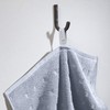 Möve Quadretti Walk Terry Towel Silver Size 50 x 100