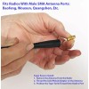 Radio-Tecs HAM Antenna Tactical Counterpoise Tiger Tail Tri-Band Both SMA