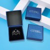 GTISKL Gothic Skull Engagement Ring Sets Promise Eternity Band Rings
