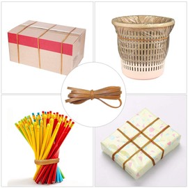 30pcs Large Thick Rubber Bands Cooyeah Heavy Duty Natural Rubber Band Strong Elastic Bands Cord for Office Supplies File Folders Trash Garbage Can ( 7.9 x 0.4 Inches, Brown )