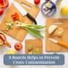 Totally Bamboo 3-Piece Bamboo Cutting Board Set – Reversible Kitchen