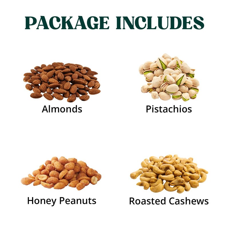 Valentines Day Nuts gift Basket of Cravings Gourmet Collection, Healthy