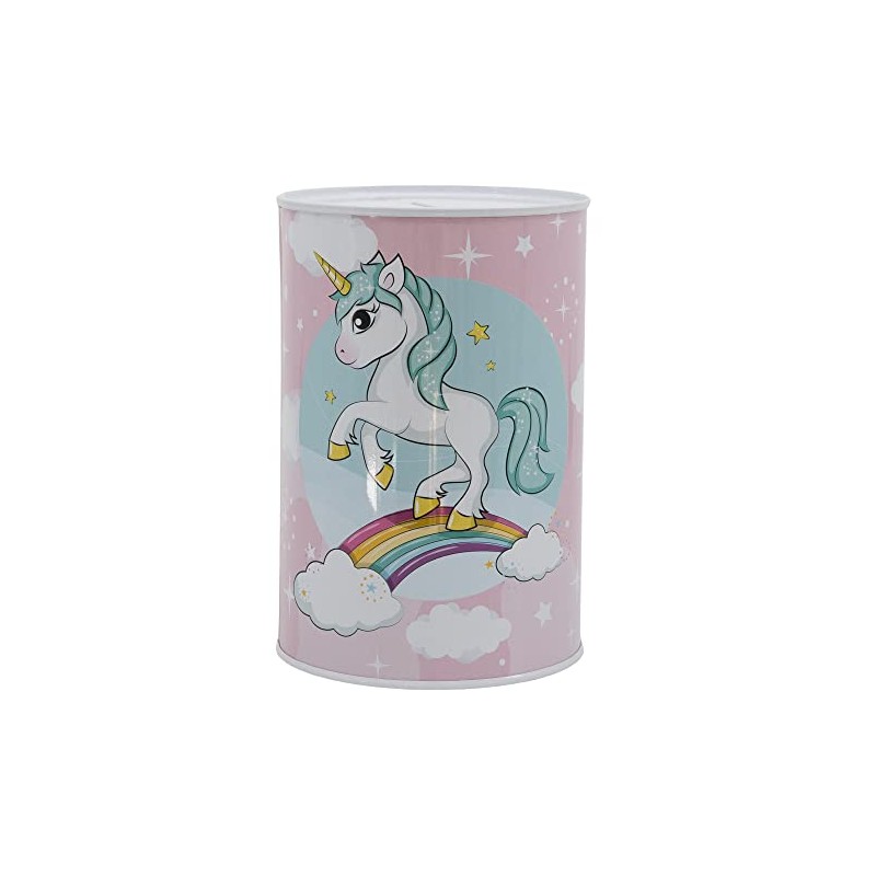 Unicorn Metallic Piggy Bank for kids, Ideal for Saving Coins