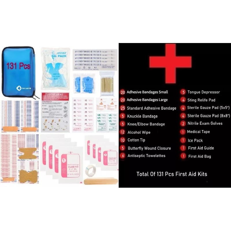 Unbranded Botiquín de primeros auxilios Bolsa Medicina Caso Emergencia Trauma