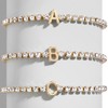 BaubleBar Lyanna Initial Bracelet, Letter T