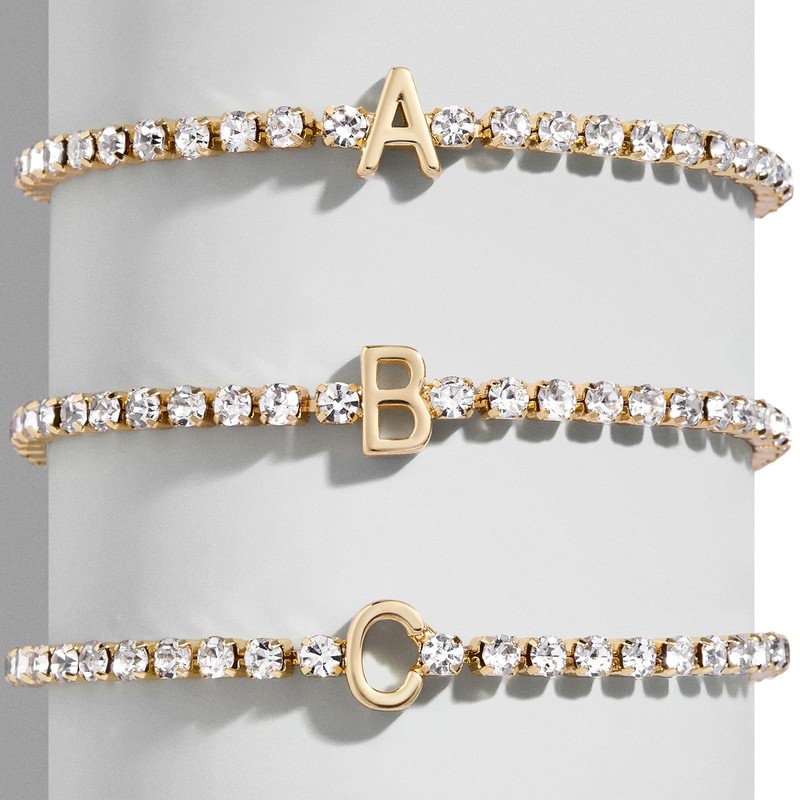BaubleBar Lyanna Initial Bracelet, Letter T