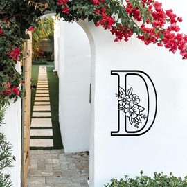 zuinyainn 12 inch letter D, wall decoration letter, visual 3D letter logo, home letter wall decoration, large letter decoration, outdoor metal letter logo