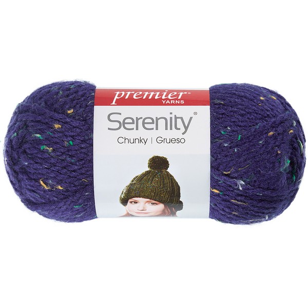 Premier Yarns Serenity Chunky Tweed Yarn-Eclipse, 3 Pack