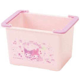 Skater MBSK1-A Stackable Mini Basket, Set of 2, My Melody, Chroi, Cute, Sanrio, 4.6 x 3.3 x 3.1 inches (11.7 x 8.4 x 7.8 cm),