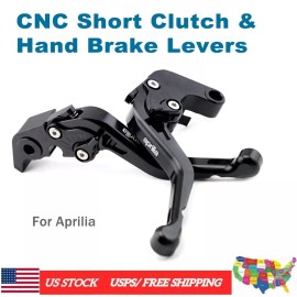 Unbranded CNC Short Clutch & Hand Brake Levers For Aprilia RS660 RSV4 1000 RR Tuono 660 V4