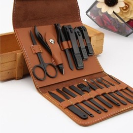 Nail management set leather case. / 손톱관리세트가죽케이스네일세트손톱깍이