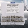 Hyuduo 400pcs M2.2 Stainless Steel High-Strength Self-Tapping Screws, Phillips Screws