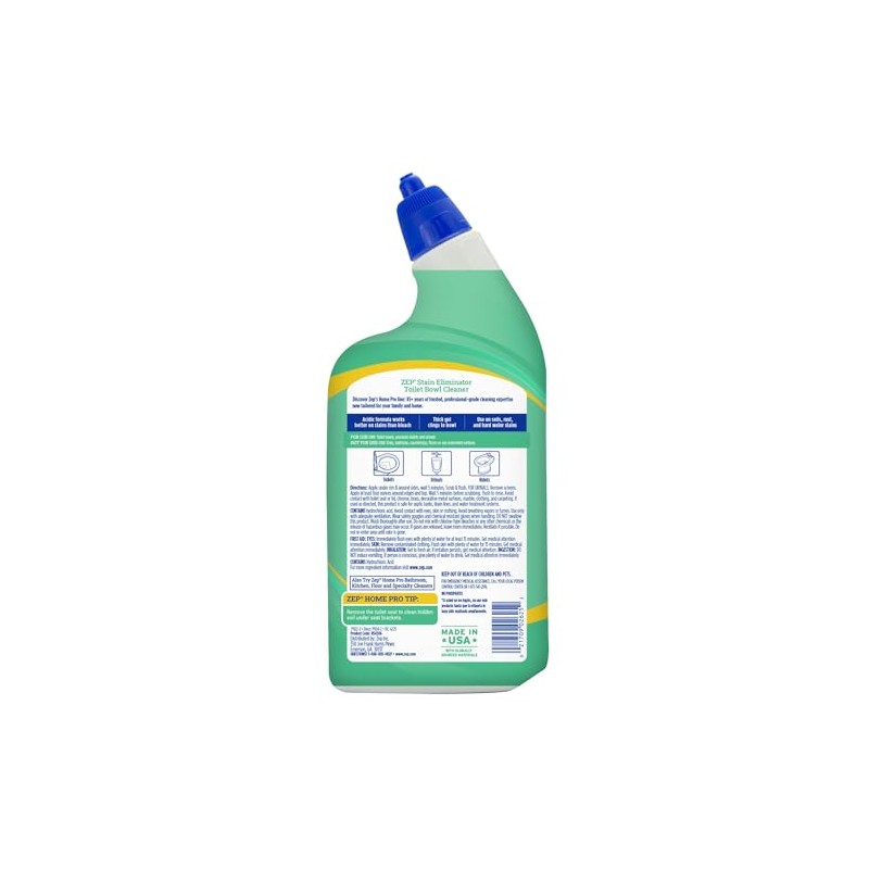 Zep Home Pro Pro-Strength Stain Eliminator Toilet Bowl Cleaner -