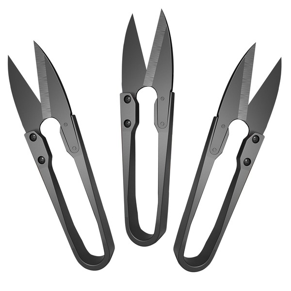 Pack of 3 Thread Scissors, Stitch Scissors, Universal Sewing Scissors,