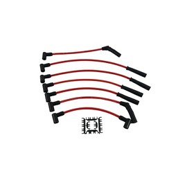 Juego de 7 cables de bujía compatibles con Jeep Grand Cherokee Comanche TJ Wrangler 4.0L L6