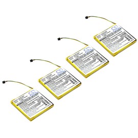 Synergy Digital Wireless Headset Batteries, Compatible with Beats Solo 2.0 Wireless Headset, (Li-Pol, 3.7V, 350 mAh), Combo-Pack Includes: 4 x SDHP-P1474 Batteries