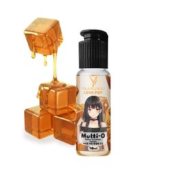 Gel Sensorial Multi O para Mujer Sabor Caramelo Salado 10ml Yaakunaj Love Pop - Lubricante Estimulante Base Agua - Ideal para Aumentar la Sensibilidad