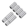 TOP-VIGOR 6Pcs 6-Point Shallow Socket, 1/4" Drive 10mm Shallow Socket