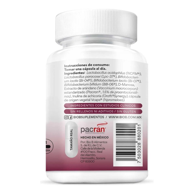 Bio B | Probióticos Women 50 Billones + Extracto De