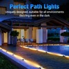 Quntis Solar Decking Lights 4 Pack, Warm White Solar Ground