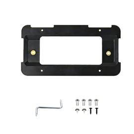 QKWL No Drill Rear License Plate Holder, License Plate Frames for BMW 1/2/ 3/5 / 6/ X Series, 328i 323i 528i M3, with Screws