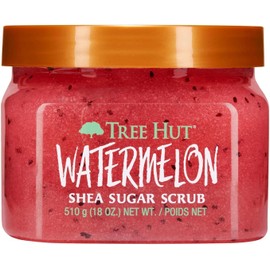 TREE HUT, Watermelon Shea Sugar Scrub, Exfoliante Corporal de Azúcar Natural con Manteca de Karité y Esencia de Sandía, Exfolia e Hidrata la Piel, 510 gramos