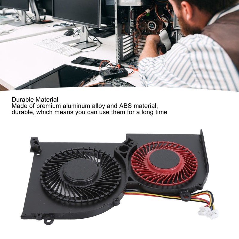 Laptop Cooling Fan for MSI Replacement Low Noise Efficient Cooling