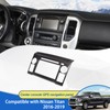 Center Console Panel Trim Cover Compatible with Nissan Titan 2016-2019,