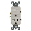 Leviton 20 Amp, 120 Volt, Duplex Style Combination Single Pole