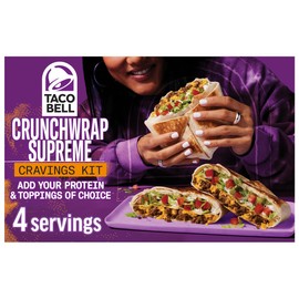 Taco Bell Crunchwrap Supreme Cravings Kit, 22.6 oz Box