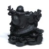 【Stone Distribution Center】 【Sculpture Figurine】Dragon Turtle & Obsidian (Obsidian) Natural