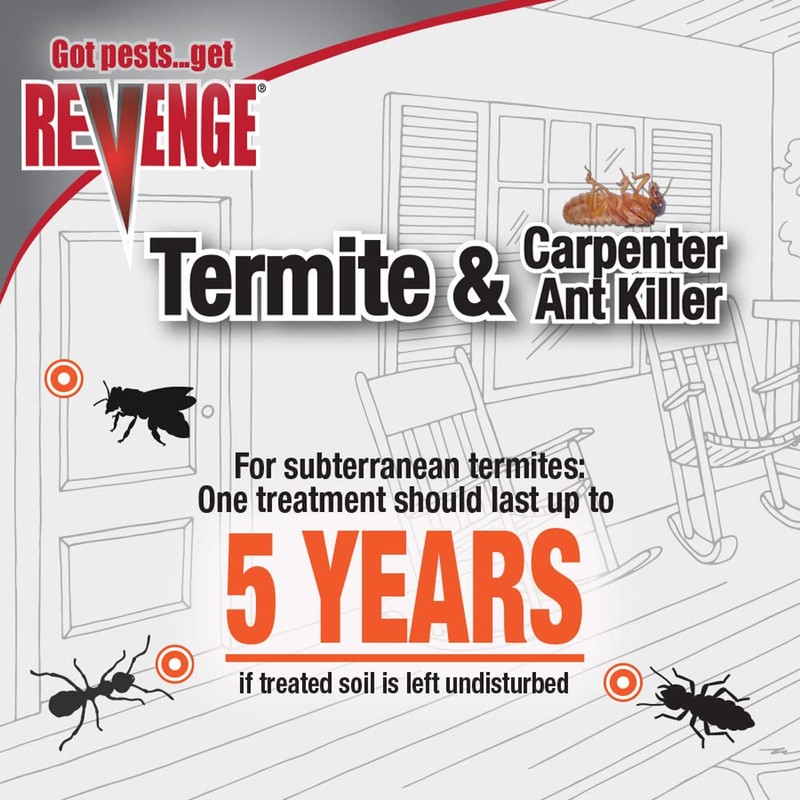Bonide Revenge Termite & Carpenter Ant Killer Spray, 16 oz