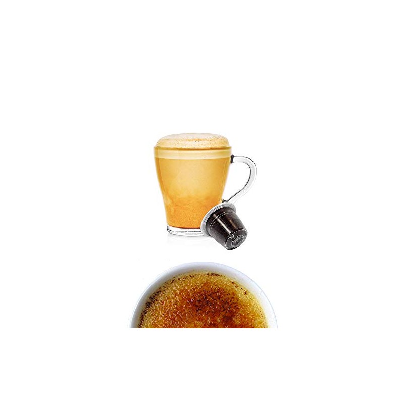 50 Capsules Nespresso Coffee Compatible Creme Brulee Kickkick