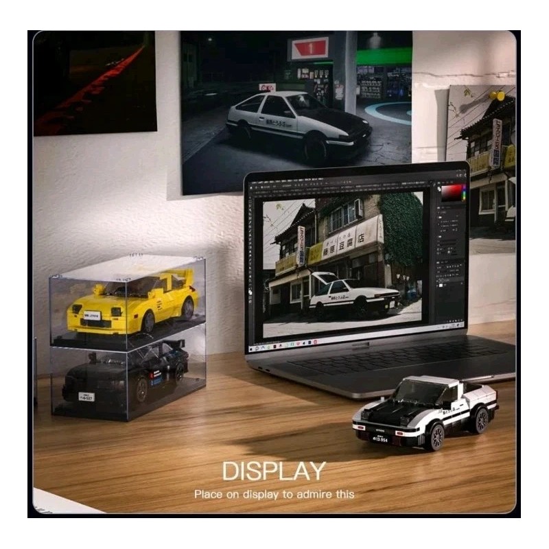 Mould King AE86 Initial D Car Models Building Sets with