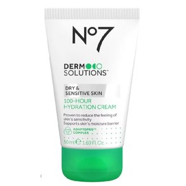 Boots No7 Derm Solutions 100-Hour Hydration Cream Suitable for Dry & Sensitive Skin 50ml