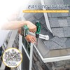 Flamorrow Stainless Steel Gutter Guard, 23Ft Gutter Cover, Micro-Mesh Leaf