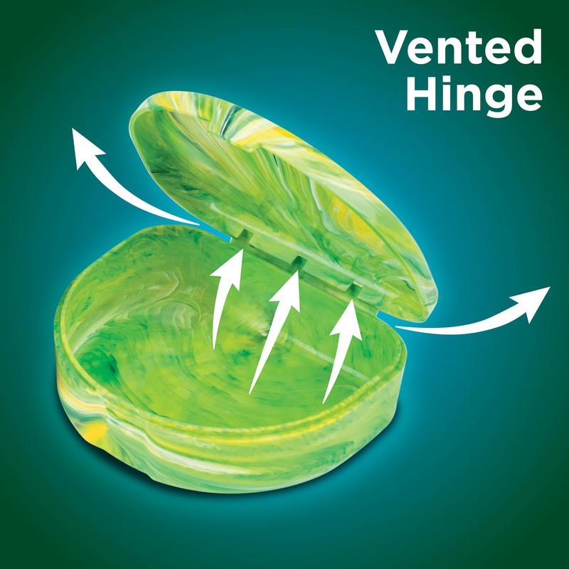 Practicon Brights Marble Retainer Cases, Clear Aligner Case, Dental Orthodontic