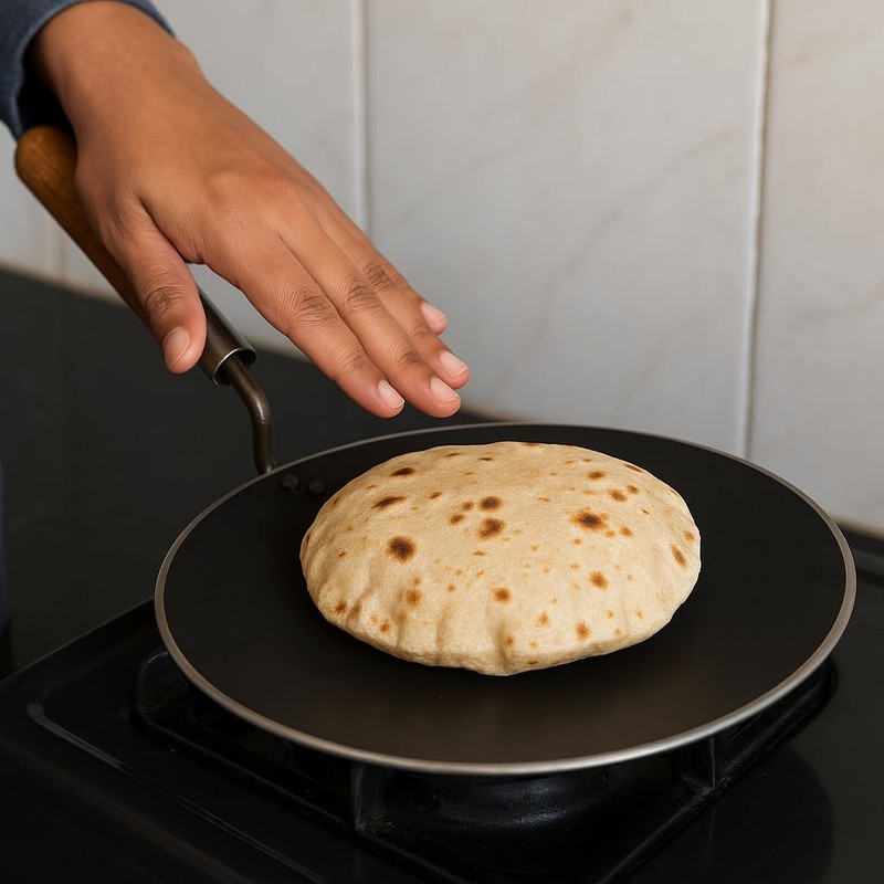 MARSHAL Karahi Indian Roti Iron Tawa Pan For Chapati Bread
